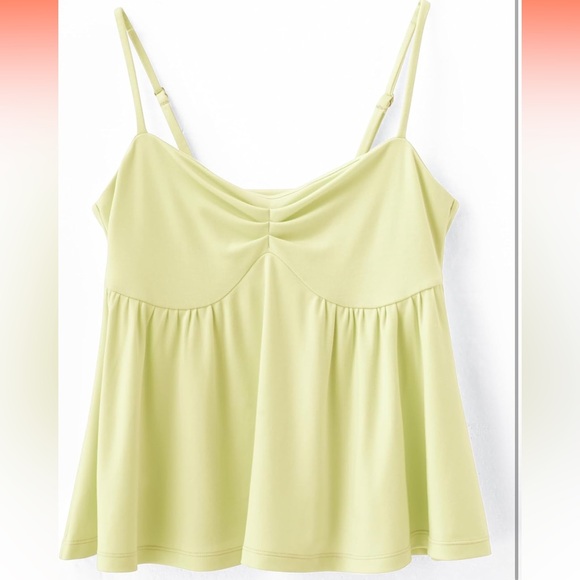 Amazon Tops - Pastel Yellow Women's Top
